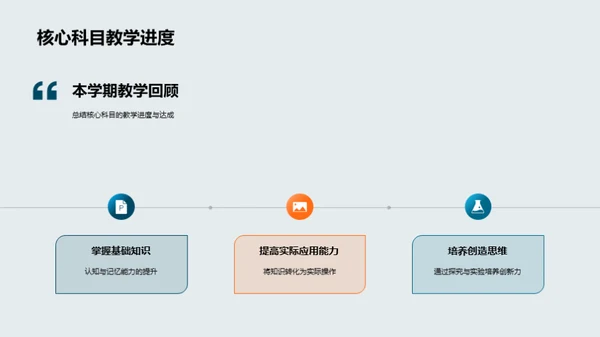 一年级学期回顾与展望