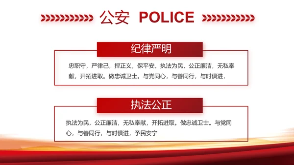 忠诚铸警魂护航新征程公安警察动态PPT模板