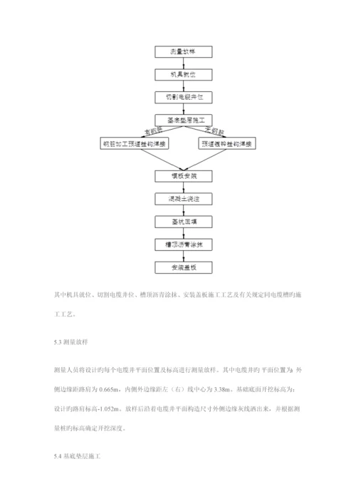 电缆井施工作业指导书.docx