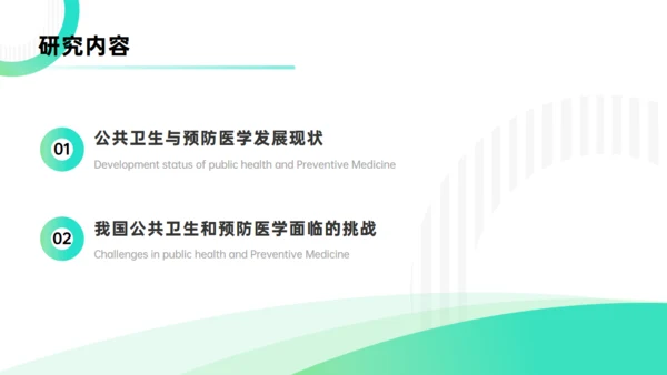 卫生与预防医学浅谈医科大学毕业论文答辩通用PPT模板