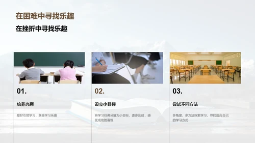 战胜困难 学习成长