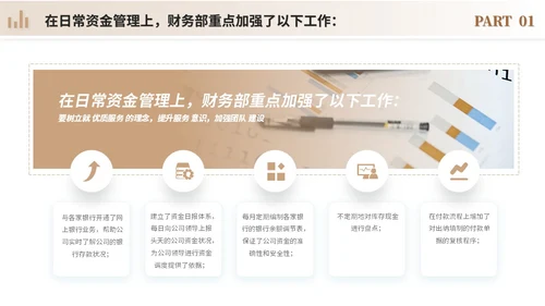 简约商务财务年终总结工作总结工作汇报述职报告ppt模板