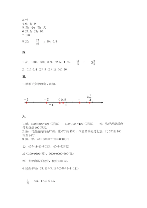 西安铁一中分校小学数学小升初第一次模拟试题附答案【达标题】.docx