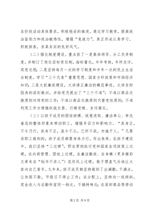 供销大厦市级思想政治工作优秀企业申报材料 (10).docx
