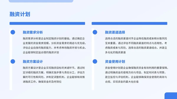 蓝色商务风实体行业商业计划书