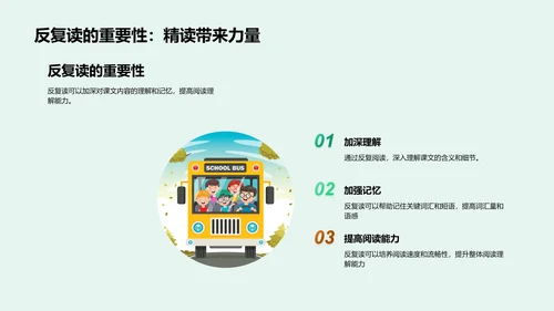 课文精析教学PPT模板
