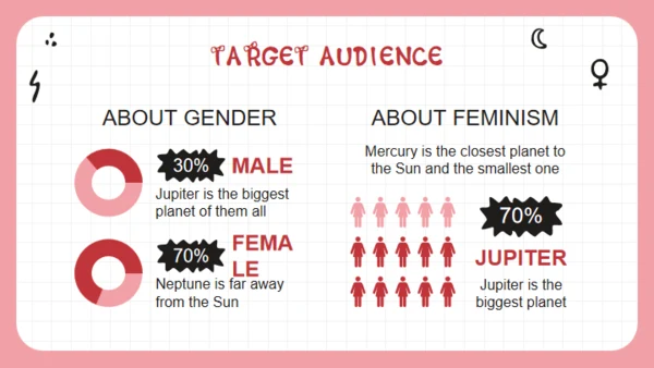 女孩力量卡通人物通用PPT模板