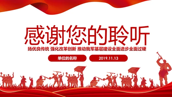 中央军委基层建设会议军队部队过硬作风强军兴军PPT
