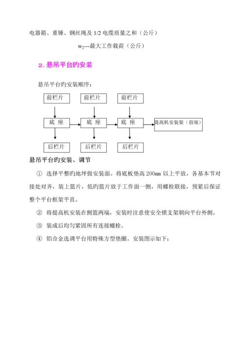 电动吊篮安装综合施工专题方案.docx