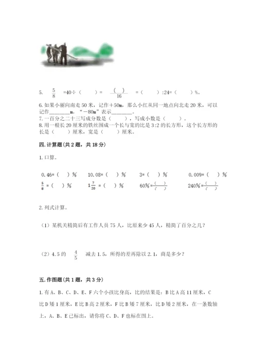 人教版六年级下册数学期末测试卷精品【完整版】.docx