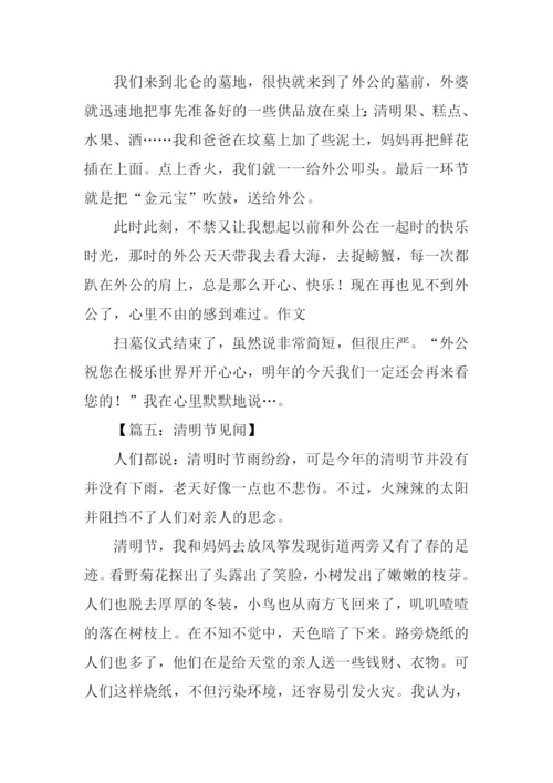 清明见闻作文300字.docx