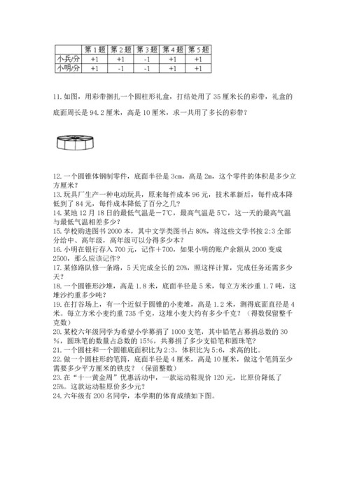 六年级小升初数学应用题50道含答案【综合卷】.docx
