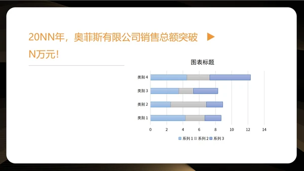 黑色简约风公司年会盛典流程PPT模板