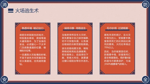 消防安全主题班会灭火器PPT模版