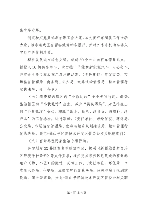 蓝天保卫战实施方案 (2).docx