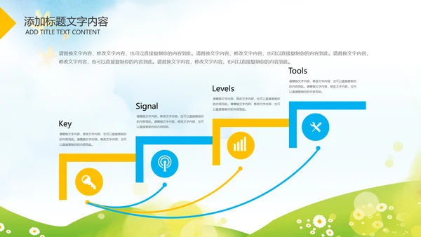 卡通清新教育亲子课堂陪伴成长儿童PPT