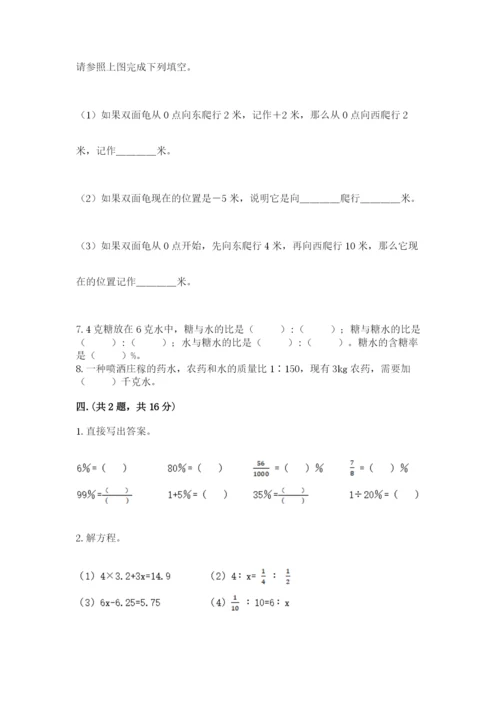 苏教版数学六年级下册试题期末模拟检测卷精品【实用】.docx