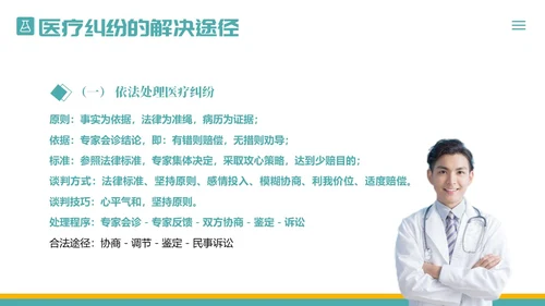 医疗纠纷防范应对处理医院医生护士医疗培训PPT课件预防