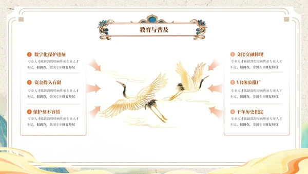 黄色中国风非遗文化介绍ppt模板