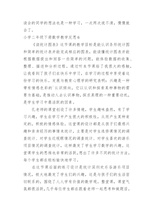 小学二年级下册数学教学反思_11.docx