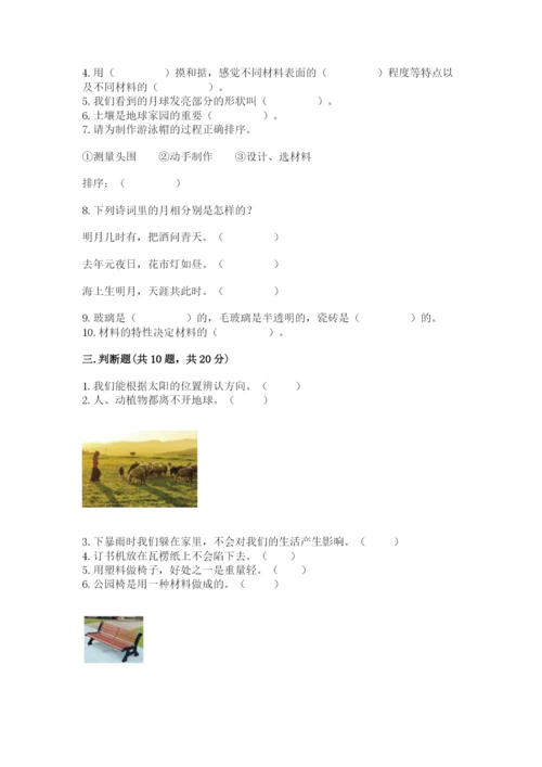 教科版二年级上册科学期末考试试卷（a卷）.docx