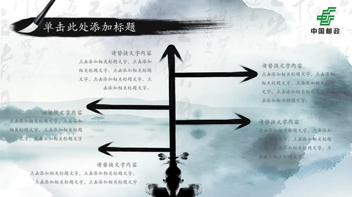 中国邮政储蓄银行邮储邮局动态PPT模板