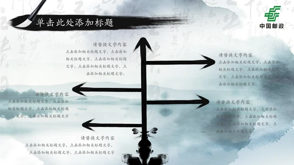 中国邮政储蓄银行邮储邮局动态PPT模板