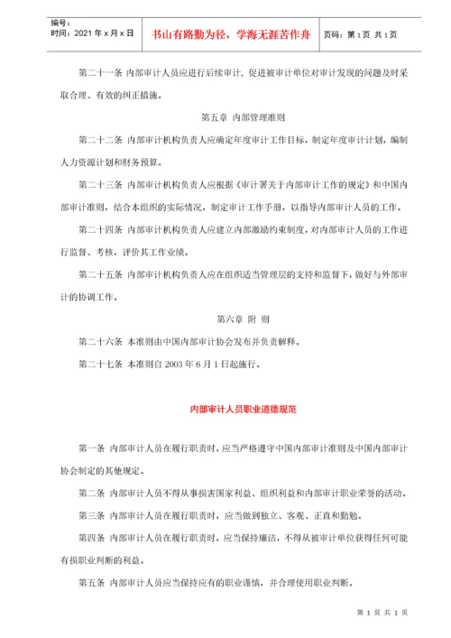 中国内部审计准则及指南.docx