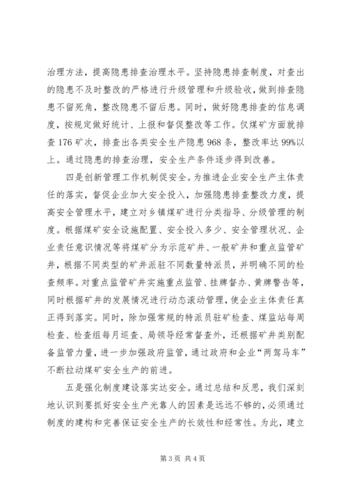 副县长张在全县安全生产隐患排查暨煤炭工作会议上的讲话 (2).docx