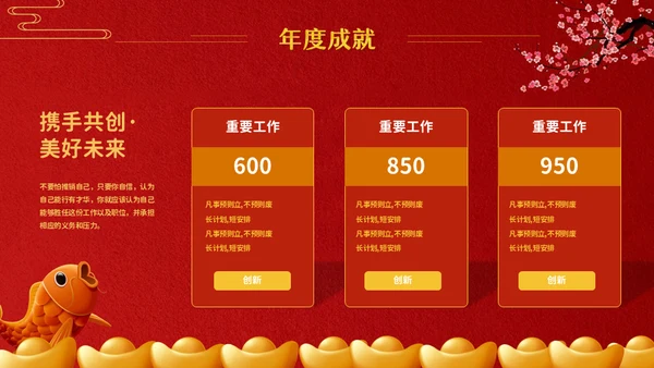 新征程创未来年终总结通用PPT模板