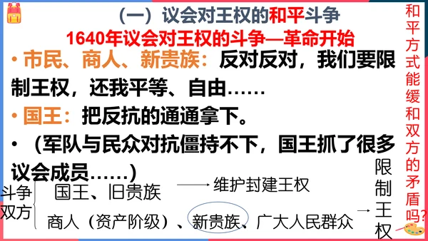 第三课第一框英国议会对王权的胜利(课件）