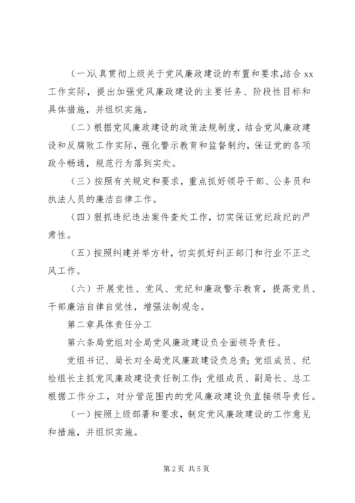 水利部党组关于实行党风廉政建设责任制实施办法_1 (2).docx