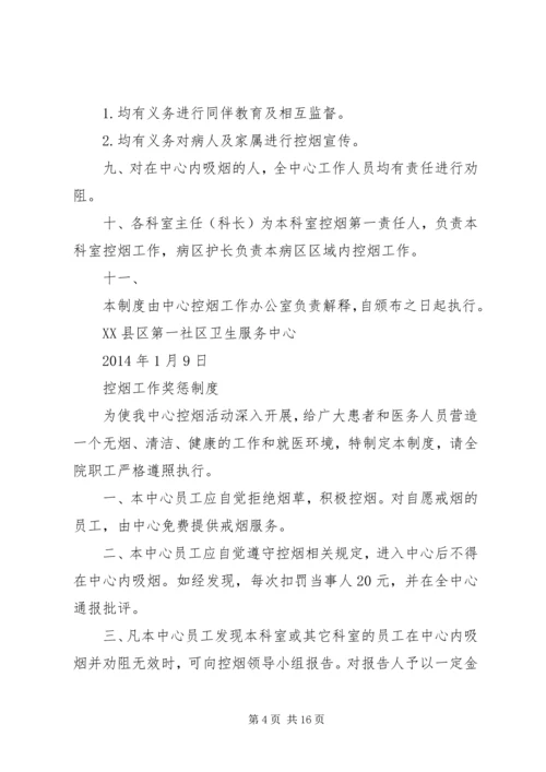 花园社区卫生服务中心控烟方案.docx