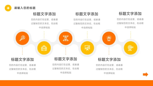 橙色极简欧美风电商运营计划PPT模板