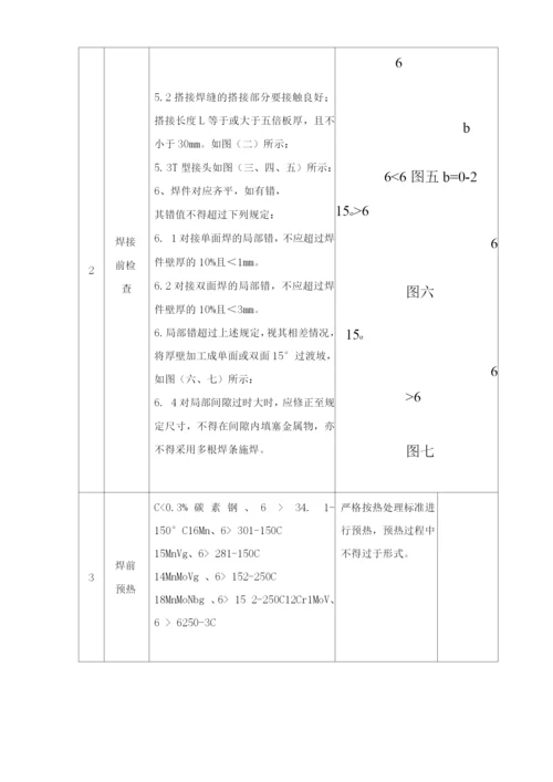 钢结构检修焊接作业指导书.docx