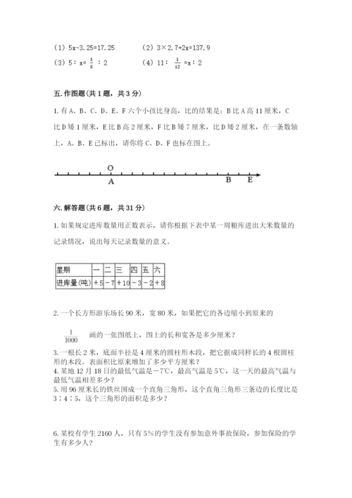 商洛地区小升初数学测试卷精品.docx