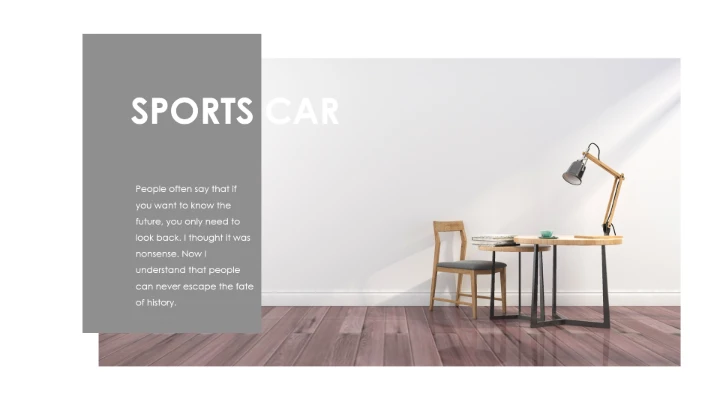 极简风室内设计北欧风格居家房屋室内装修设计方案PPT模版