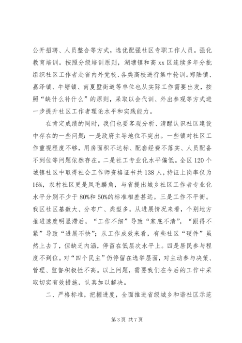 城乡和谐社区建设推进会讲话_1.docx