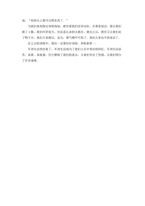 初一军训随笔精选9篇.docx