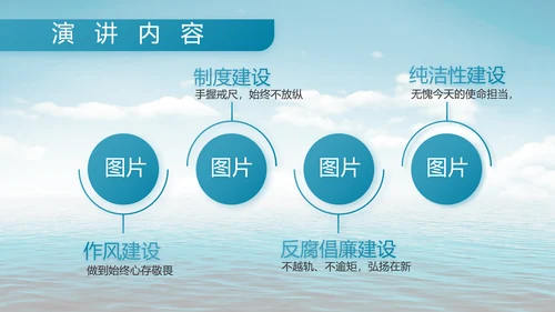 中国海军国防教育工作总结动态PPT模板