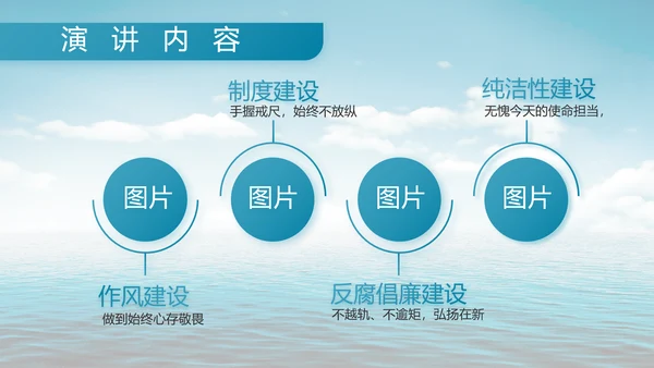 中国海军国防教育工作总结动态PPT模板