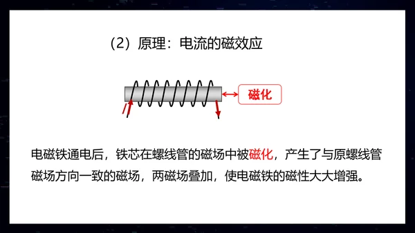 电磁铁初中物理电磁继电器PPT模板