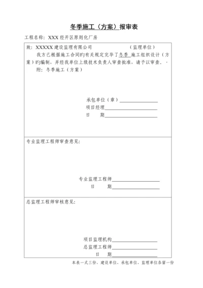 冬季综合施工专题方案带审批表.docx