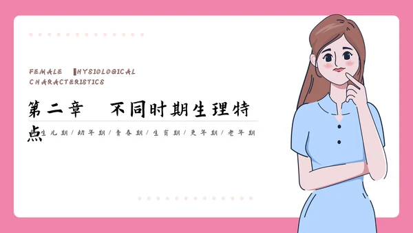 女性健康知识讲座PPT模板