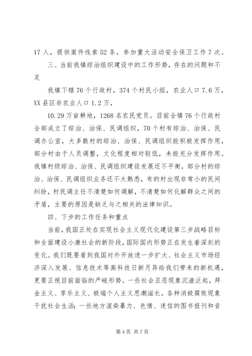 县社会治安综合治理基层基础建设的调研报告.docx