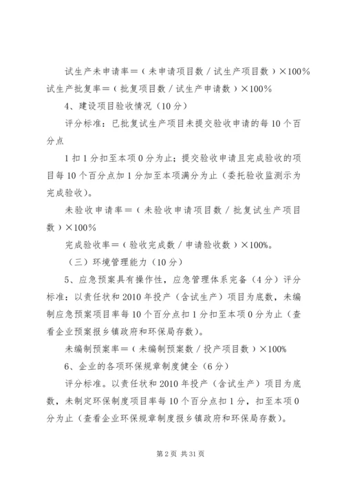 乡镇苏木党政领导班子环保考核细则.docx