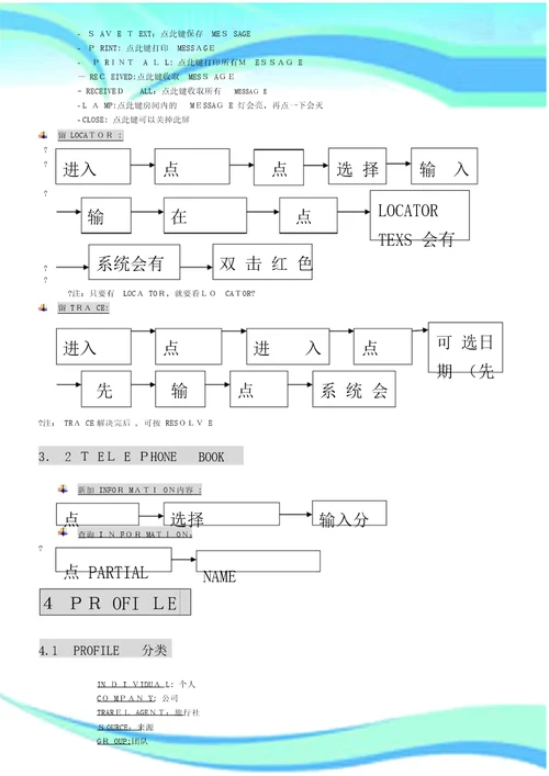 酒店Opera系统入门培训资料