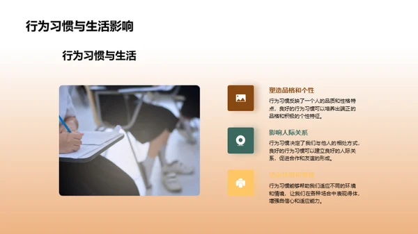 行为习惯助力学习