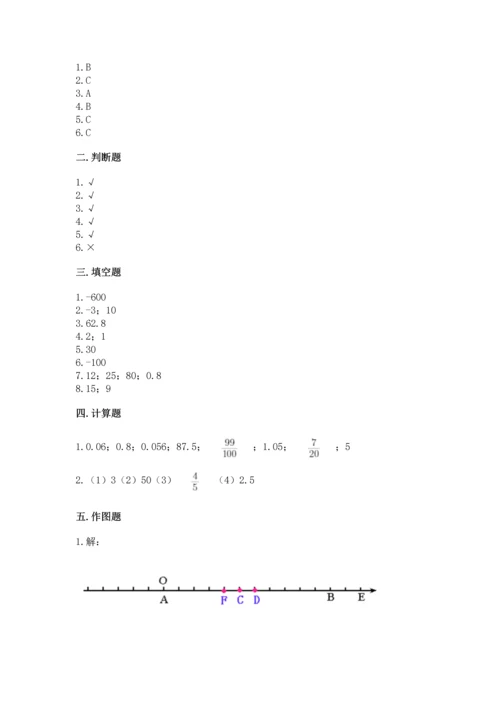 小学六年级下册数学期末测试卷【培优b卷】.docx