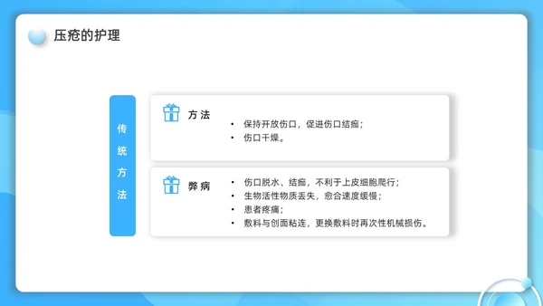 蓝色水彩简约微粒体护理小讲课企业培训PPT护理查房